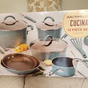 Rachel Ray 12 piece Cucina cookware set